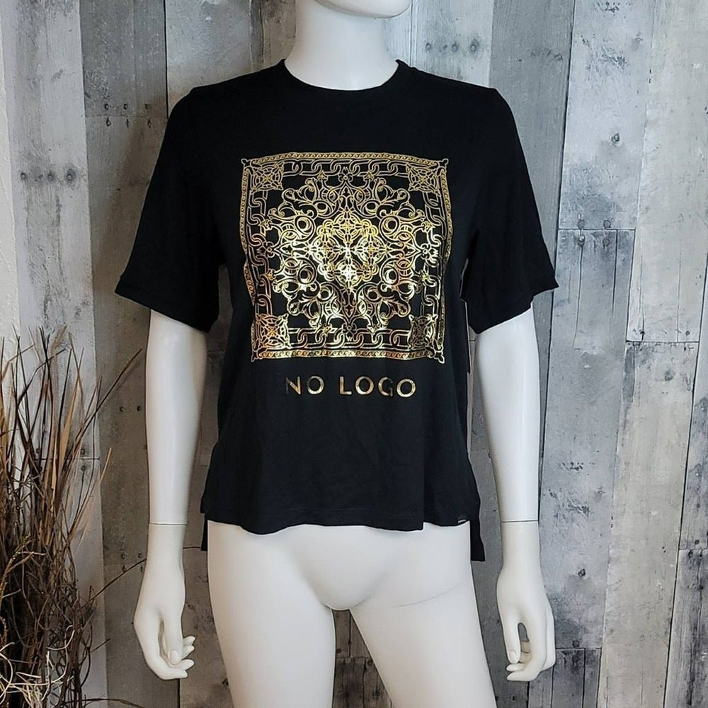 Koral No Logo Gold Graphic Ribbed Soft Tee